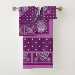 Kardinal Rosace Badhandtuch Set