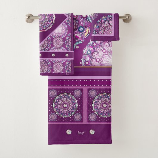 Kardinal Rosace Badhandtuch Set (Insitu)