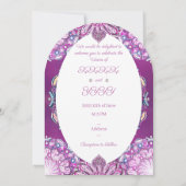 Kardinal Rosace Einladung (Rückseite)