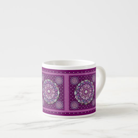 Kardinal Rosace Espressotasse (Vorderseite Rechts)