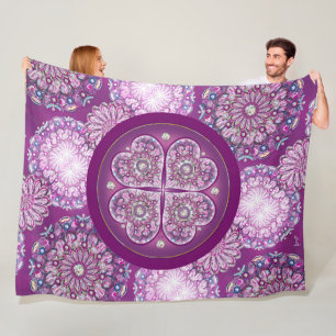 Kardinal Rosace Fleecedecke