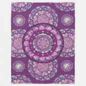 Kardinal Rosace Fleecedecke (Vorderseite)