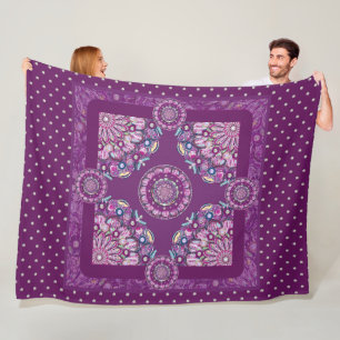 Kardinal Rosace Fleecedecke