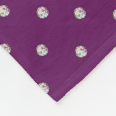 Kardinal Rosace Fleecedecke (Ecke)