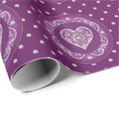 Kardinal Rosace Geschenkpapier (Rolleneckpunkt)