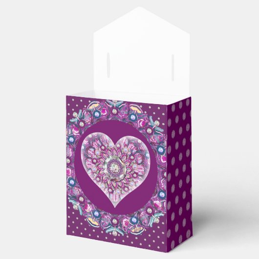 Kardinal Rosace Geschenkschachtel (Geöffnet)