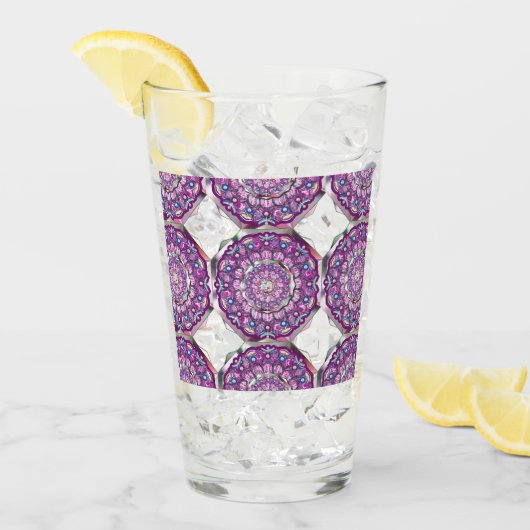 Kardinal Rosace Glas (Vorderseite Ice)
