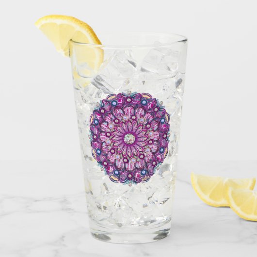 Kardinal Rosace Glas (Vorderseite Ice)