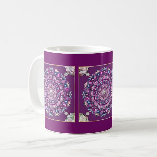 Kardinal Rosace Kaffeetasse (Vorderseite Links)