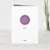 Kardinal Rosace Karte (Rückseite)