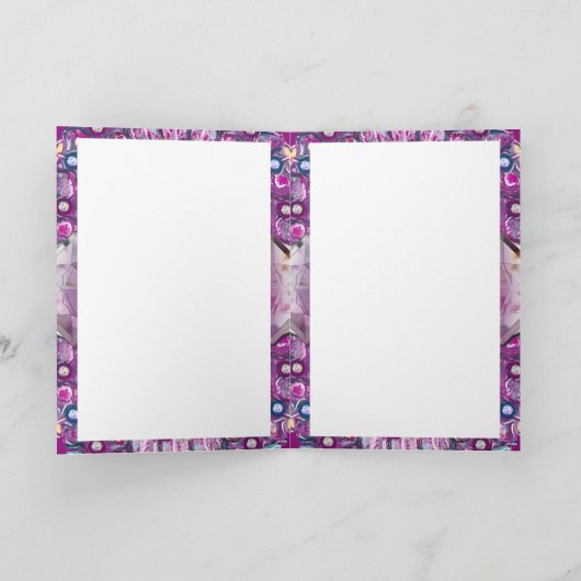 Kardinal Rosace Karte (Innenseite)