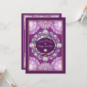 Kardinal Rosace Karte (Vorderseite/Rückseite Beispiel)