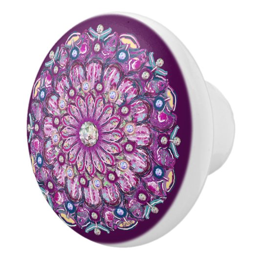 Kardinal Rosace Keramikknauf (Rechts)