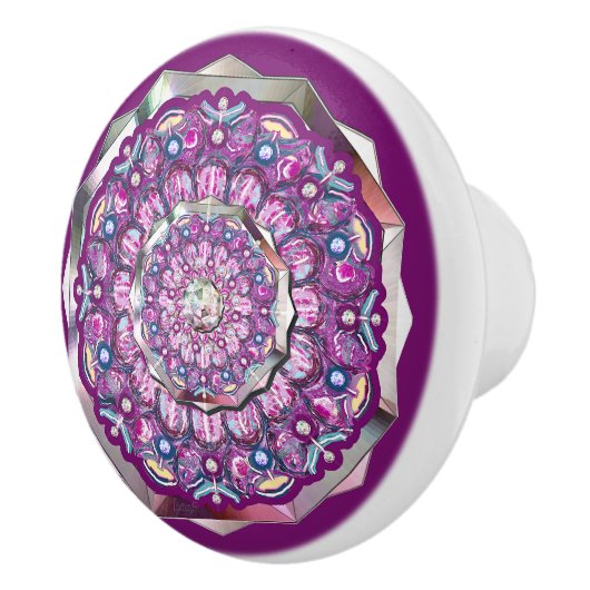 Kardinal Rosace Keramikknauf (Rechts)