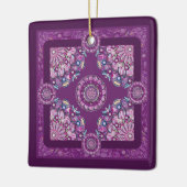 Kardinal Rosace Keramikornament (Links)