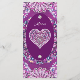 Kardinal Rosace Menükarte