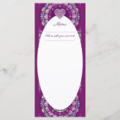 Kardinal Rosace Menükarte (Vorderseite)