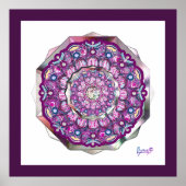 Kardinal Rosace Poster (Vorne)