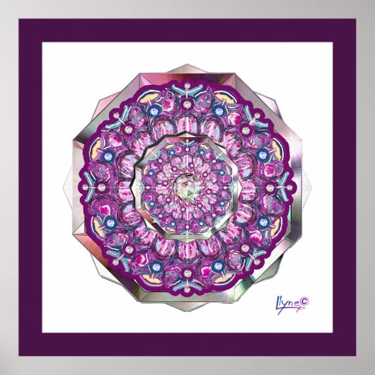 Kardinal Rosace Poster (Vorne)