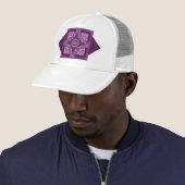Kardinal Rosace Truckerkappe (Beispiel)