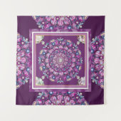 Kardinal Rosace Wandteppich (Vorderseite (Horizontal))