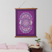 Kardinal Rosace Wandteppich Mit Holzrahmen (Schlafzimmer)