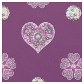 Kardinal Rosass Stoff (Nahaufnahme)