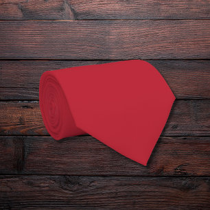 Kardinal rot - leer krawatte