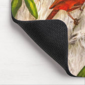 Kardinal, rot und orange mousepad (Ecke)