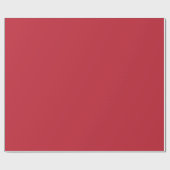 Kardinal Rot Vollfarbe Geschenkpapier (Flach)