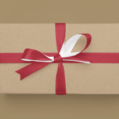 Kardinal Rot Vollfarbe Satinband