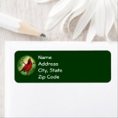 Kardinal Rücksendeadressen-Aufkleber (Insitu)