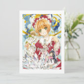 Kardinal Sakura Sakura Kinomoto, Tomoyo und Syao Einladung (Stehend Vorderseite)