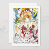 Kardinal Sakura Sakura Kinomoto, Tomoyo und Syao Einladung (Vorne/Hinten)