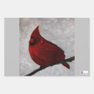 Kardinal, Schale und Papier für gemeinsame Lötstel