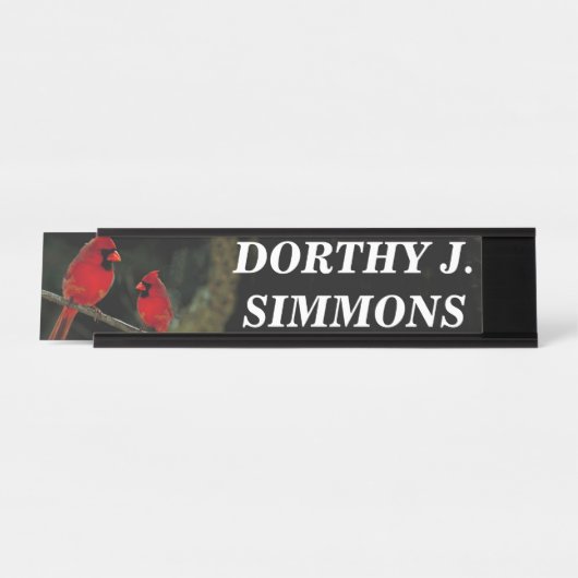 KARDINAL SCHREIBTISCHNAMENSPLAKETTE (Vorderseite )