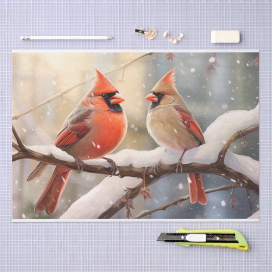 Kardinal Seidenpapier (Handwerk)