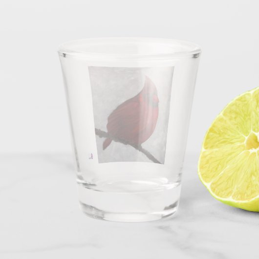 Kardinal Shotglas Schnapsglas (Rückseite)