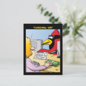 ‚Kardinal Sin‘ Postkarte (Stehend Vorderseite)