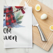 Kardinal sind aus dem Himmel Geschirrtuch (Viertel Falte)