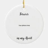 Kardinal "So Loved" Gedicht Keramik Ornament (Hinten)