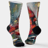 Kardinal Socken (Gewinkelt)