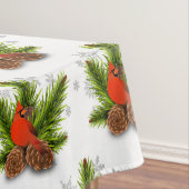 Kardinal songbird Christmas Holiday Tablecoth Tischdecke (Beispiel)