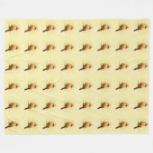 Kardinal Songbird Fleecedecke (Vorderseite (Horizontal))