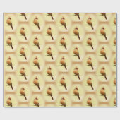 Kardinal Songbird Geschenkpapier (Flach)