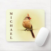 Kardinal Songbird Mousepad (Mit Mouse)