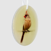 Kardinal Songbird Ornament (Vorderseite)