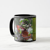 Kardinal Songbird Pair Tasse (Vorderseite Links)