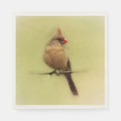 Kardinal Songbird Serviette (Vorderseite)