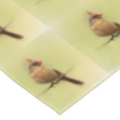 Kardinal Songbird Tischdecke (Schrägansicht)